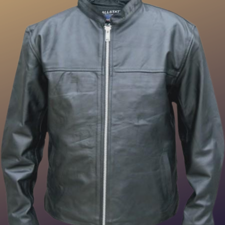 MLJ-102 – Men Stylish Zipper Leather Jacket