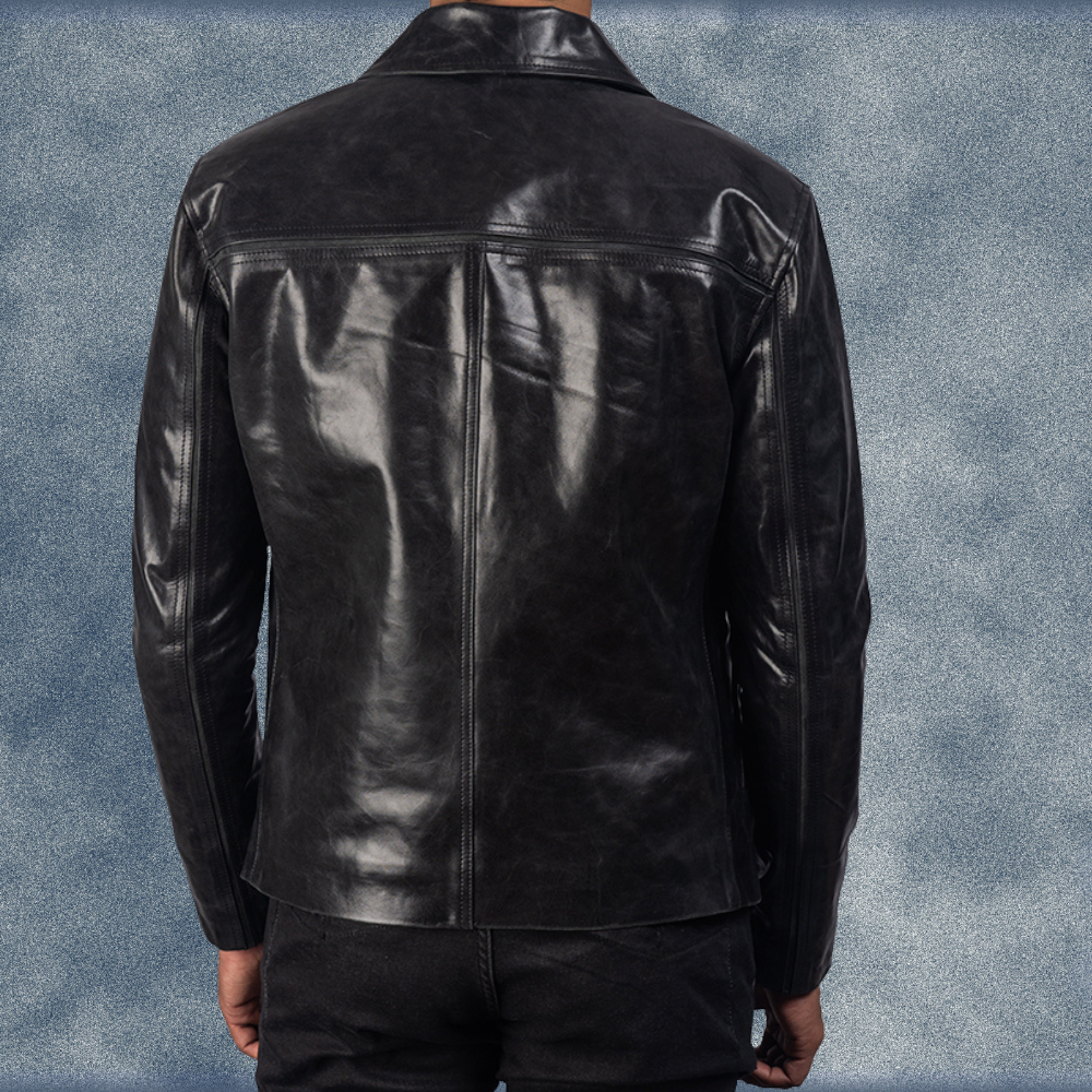 MLJ-114 – Men Stylish Leather Jacket