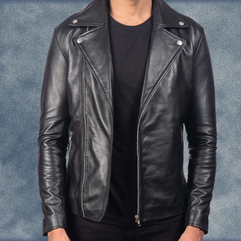 MLJ-118 – Leather Biker Jacket