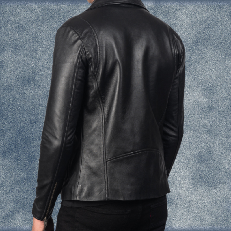 MLJ-118 – Leather Biker Jacket