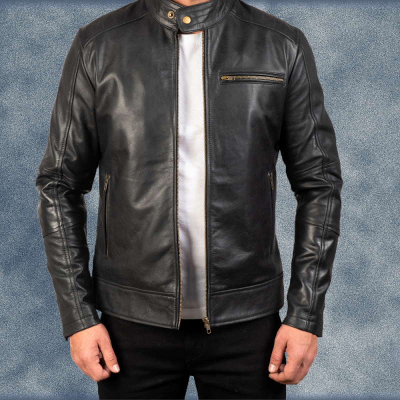 MLJ-119 – Cow Real Leather Jacket