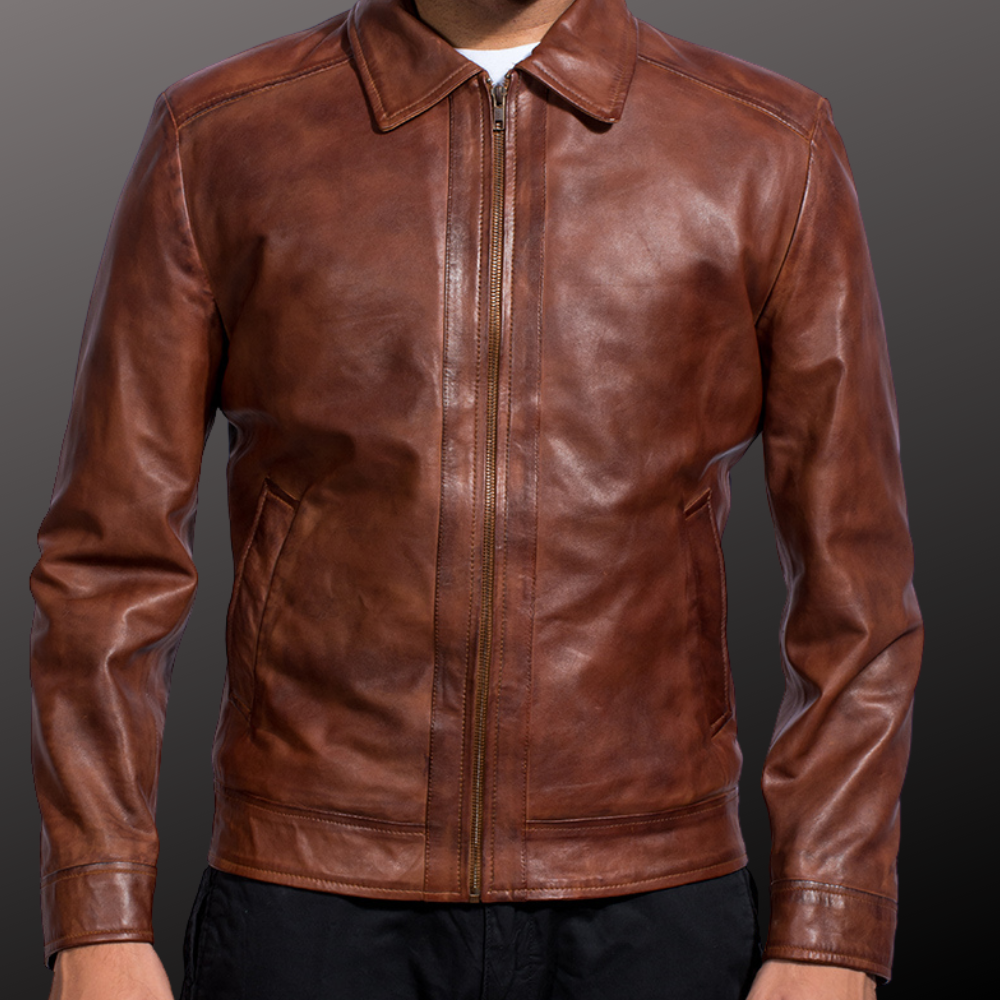 MLJ-120 – Sheep skin Real Leather Jacket