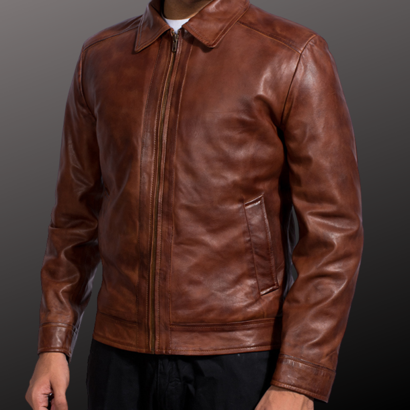 MLJ-120 – Sheep skin Real Leather Jacket