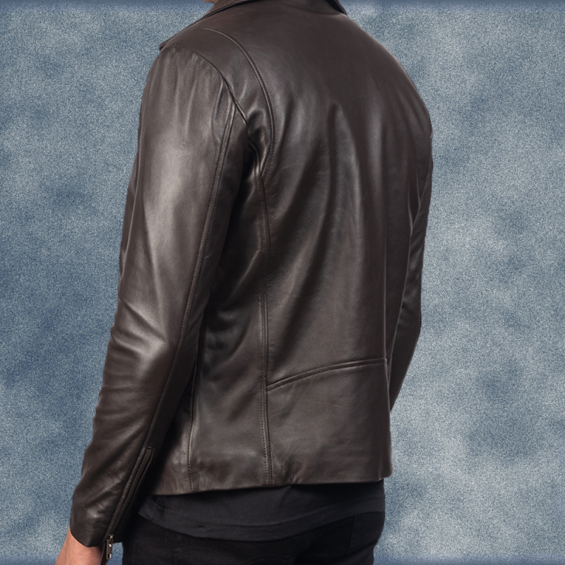 MLJ-122 – Leather Biker Jacket