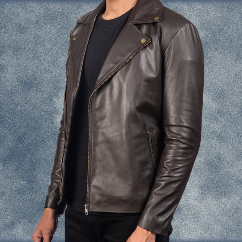 MLJ-122 – Leather Biker Jacket