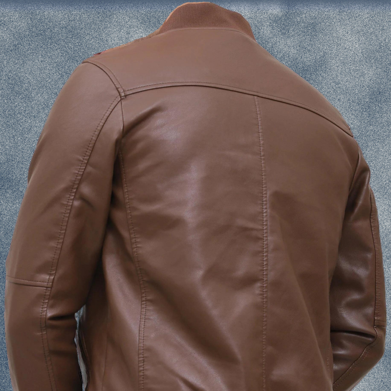 MLJ-129 – Men Full Sleeve Leather Jacket