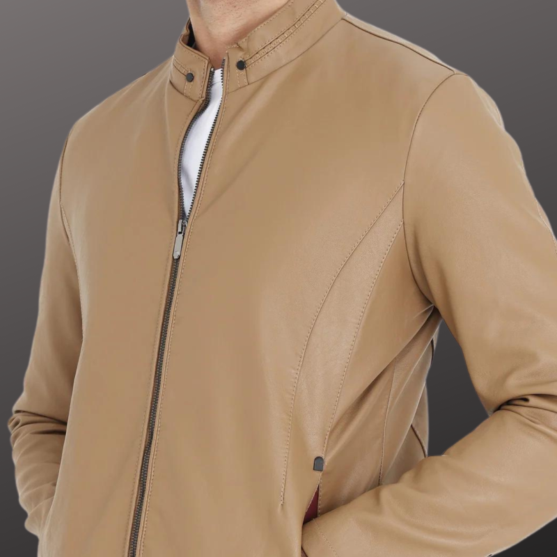 MLJ-135 – Men Soft Leather Jacket