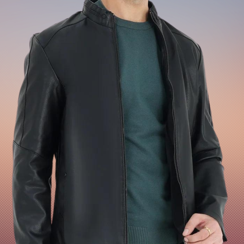 MLJ-136 – Zipper Leather Jacket