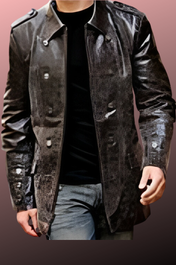 UG8P_F701_BA_177 – Men Classic Leather Coat